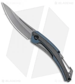 Kershaw Reverb XL Frame Lock Knife Carabiner CF/G-10 (3" Gray) 1225