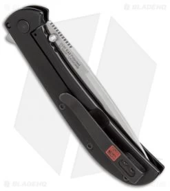 Kershaw Al Mar AM-4 Assisted Opening Knife Black G-10 (3.5" Satin) 2330 -Kershaw Shop Kershaw AM 4 black G 10 satin BHQ 68817 er side