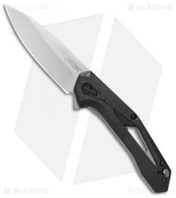 Kershaw Airlock Assisted Opening Knife Black FRN (3" Bead Blast) 1385