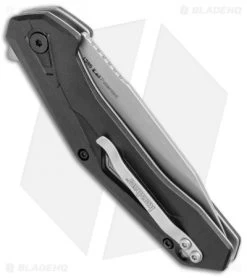 Kershaw Airlock Assisted Opening Knife Black FRN (3" Bead Blast) 1385 -Kershaw Shop Kershaw Airlock Assisted Opening Black FRN BB 1385 BHQ 106043 jr side