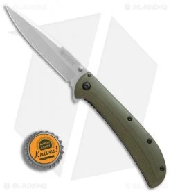 Kershaw Al Mar AM-4 Assisted Opening Knife Green G-10 (3.5" Satin) 2330GRN -Kershaw Shop Kershaw Al Mar AM 4 Green G10 satin BHQ 71006 er bottlecap