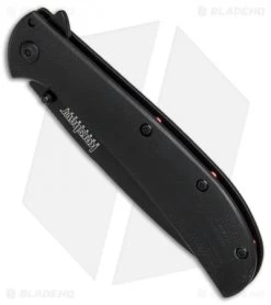 Kershaw Al Mar AM-4 Assisted Opening Knife Black G-10 (3.5" Black) 2330BLK 6 Kershaw Al Mar AM-4 Assisted Opening Knife Black G-10 (3.5" Black) 2330BLK -Kershaw Shop Kershaw Al Mar AM 4 black G10 black BHQ 71078 er spine