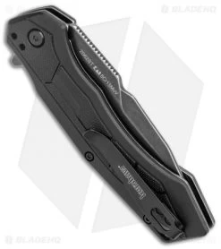 Kershaw Analyst Tanto Assisted Opening Knife Black FRN (3.25" BlackWash Serr) 6 Kershaw Analyst Tanto Assisted Opening Knife Black FRN (3.25" BlackWash Serr) -Kershaw Shop Kershaw Analyst Tanto Assisted Opening Black FRN BlackWash Serr 2062ST BHQ 120528 jr side