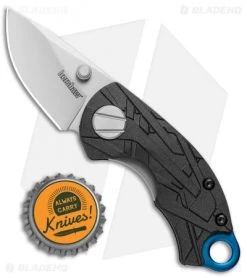 Kershaw Anso Aftereffect Liner Lock Knife Black FRN (1.70" Bead Blast) 1180 -Kershaw Shop Kershaw Anso Aftereffect LL Black FRN BB 1180 BHQ 106038 jr bottlecap