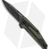 Kershaw Anso Fraxion Liner Lock Knife CF/OD Green G-10 (2.75" Black SW) 1160OLBW