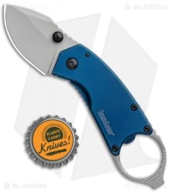 Kershaw Antic Frame Lock Knife Blue (1.75" Bead Blast) 8710 -Kershaw Shop Kershaw Antic FL Blue BB 8710 BHQ 94064 jr bottlecap