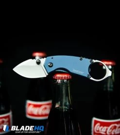 Kershaw Antic Frame Lock Knife Blue (1.75" Bead Blast) 8710 -Kershaw Shop Kershaw Antic Frame Lock Knife Blue Bead Blast 8710 BHQ 94064 kp coke bottles web