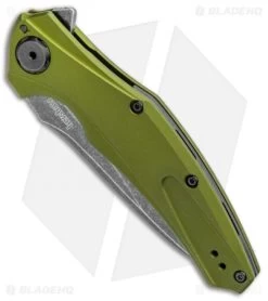 Kershaw Shop -Kershaw Shop Kershaw Bareknuckle Sub FL OD Green BlackWash 7777OLBW BHQ 99040 jr spine