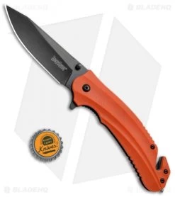 Kershaw Barricade Assisted Opening Knife Orange GFN (3.5" Black Oxide) 8650 7 Kershaw Barricade Assisted Opening Knife Orange GFN (3.5" Black Oxide) 8650 -Kershaw Shop Kershaw Barricade Orange GFN Black Oxide 8650 BHQ 52197 jr bottlecap 2