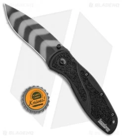Kershaw Blur Assisted Opening Knife Black (3.375" Tiger Stripe) 1670OLKTSX 7 Kershaw Blur Assisted Opening Knife Black (3.375" Tiger Stripe) 1670OLKTSX -Kershaw Shop Kershaw Blur Assisted Opening Black Tiger Stripe KS1670BLKTS BHQ 100766 jr bottlecap
