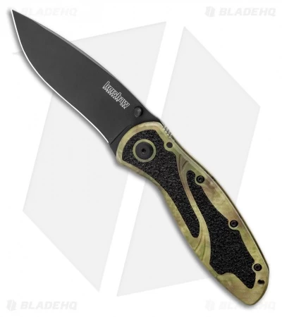 Kershaw Blur Assisted Opening Knife Camo (3.375" Black) 1670CAMO 1 Kershaw Blur Assisted Opening Knife Camo (3.375" Black) 1670CAMO