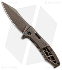 Kershaw Boilermaker Assisted Opening Frame Lock Knife Brown (3.3" Brown) 3475