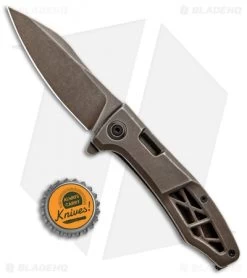 Kershaw Boilermaker Assisted Opening Frame Lock Knife Brown (3.3" Brown) 3475 -Kershaw Shop Kershaw Boilermaker Assisted Opening FL Brown Brown 3475 BHQ 94084 jr bottlecap