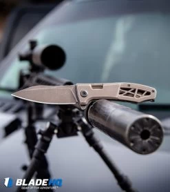 Kershaw Boilermaker Assisted Opening Frame Lock Knife Brown (3.3" Brown) 3475 -Kershaw Shop Kershaw Boilermaker Assisted Opening Frame Lock Knife Brown Brown 3475 BHQ 94084 kp snipers web