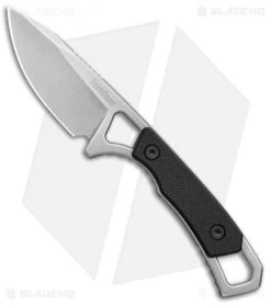 Kershaw Brace Neck Knife Fixed Blade (2" Stonewash) 2085