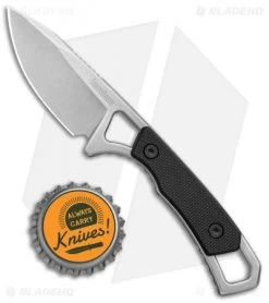 Kershaw Brace Neck Knife Fixed Blade (2" Stonewash) 2085 -Kershaw Shop Kershaw Brace Neck Knife Fixed Blade SW 2085 BHQ 120531 jr bottlecap