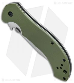 Kershaw Shop -Kershaw Shop Kershaw CQC 10K FL OD Green G 10 SW 6030 BHQ 52196 jr spine