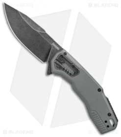 Kershaw Shop 30 Kershaw Cannonball Assisted Opening Knife Gray PVD Steel (3.5" BlackWash)