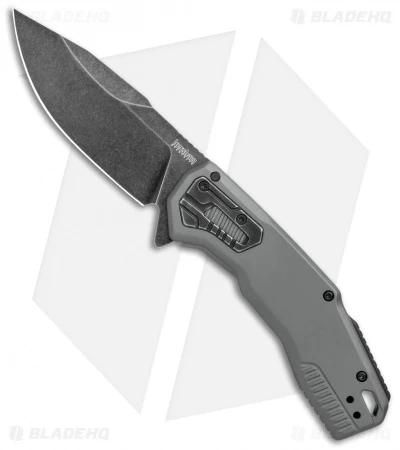 Kershaw Cannonball Assisted Opening Knife Gray PVD Steel (3.5" BlackWash) 1 Kershaw Cannonball Assisted Opening Knife Gray PVD Steel (3.5" BlackWash)