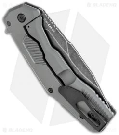 Kershaw Cannonball Assisted Opening Knife Gray PVD Steel (3.5" BlackWash) 6 Kershaw Cannonball Assisted Opening Knife Gray PVD Steel (3.5" BlackWash) -Kershaw Shop Kershaw Cannonball Assisted Opening Gray PVD Steel Blackwash 2061 BHQ 120526 jr side 2