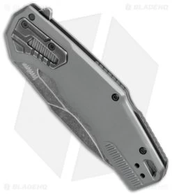 Kershaw Shop -Kershaw Shop Kershaw Cannonball Assisted Opening Gray PVD Steel Blackwash 2061 BHQ 120526 jr spine 2
