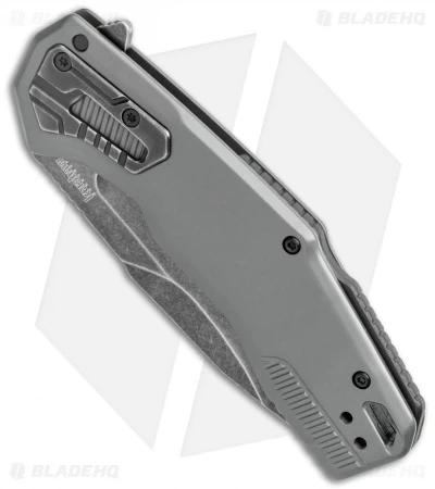 Kershaw Cannonball Assisted Opening Knife Gray PVD Steel (3.5" BlackWash) 2 Kershaw Cannonball Assisted Opening Knife Gray PVD Steel (3.5" BlackWash) - Image 2