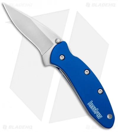 Kershaw Chive Assisted Opening Knife Navy Blue (1.94" Stonewash) 1600NBSW 1 Kershaw Chive Assisted Opening Knife Navy Blue (1.94" Stonewash) 1600NBSW