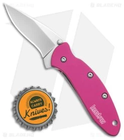 Kershaw Chive Assisted Opening Knife Pink (1.94" Bead Blast) 1600PINK 7 Kershaw Chive Assisted Opening Knife Pink (1.94" Bead Blast) 1600PINK -Kershaw Shop Kershaw Chive Assited Opening Knife Pink 1in 94cm Beadblast 1600 Pink BHQ 2218 td size