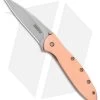Kershaw Copper Leek Assisted Opening Knife (3" Stonewash) 1660CU