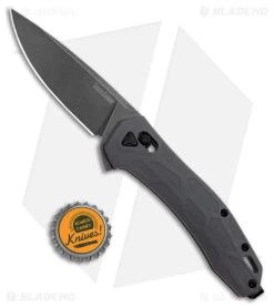 Kershaw Covalent Bar Lock Knife Gray FRN (3.5" Black Stonewash D2) 2042 -Kershaw Shop Kershaw Covalent Knife Gray BW BHQ 178506 jr bottlecap