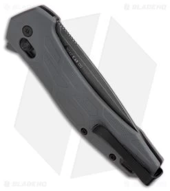 Kershaw Covalent Bar Lock Knife Gray FRN (3.5" Black Stonewash D2) 2042 -Kershaw Shop Kershaw Covalent Knife Gray BW BHQ 178506 jr side