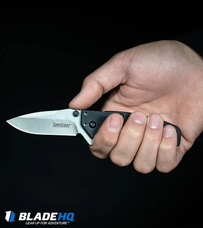Kershaw Cryo Assisted Opening Flipper Knife Black G-10 (2.75" D2) Exclusive 6 Kershaw Cryo Assisted Opening Flipper Knife Black G-10 (2.75" D2) Exclusive - Image 6