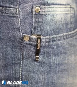 Kershaw Cryo II Assisted Opening Knife (3.25" Gray) 1556TI -Kershaw Shop Kershaw Cryo Assisted Opening Flipper Knife Black G 10 D2 Exclusive BHQ 91319 kp in pocket web 7