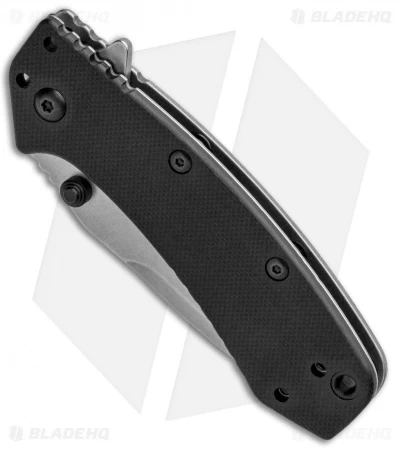 Kershaw Cryo Assisted Opening Flipper Knife Black G-10 (2.75" D2) Exclusive 2 Kershaw Cryo Assisted Opening Flipper Knife Black G-10 (2.75" D2) Exclusive - Image 2