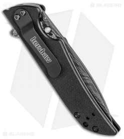 Kershaw Damascus Skyline Liner Lock Knife (3.125") 1760DAM -Kershaw Shop Kershaw Damascus Skyline LL 1760DAM BHQ 3378 jr side