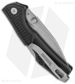 Kershaw Debris Lockback Folding Knife Black GFN (2.75" Stonewash) 2034 -Kershaw Shop Kershaw Debris LB Folding Black FRN SW 2034 BHQ 142894 jr side
