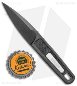 Kershaw Electron Dagger Fixed Blade Knife Black GFN (2.4" Black GFN) 1396 -Kershaw Shop Kershaw Electron Dagger Fixed Blade Black GFN Black BHQ 139788 jr bottlecap
