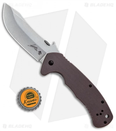 Kershaw CQC-11K D2 Frame Lock Knife Brown G-10 (3.5" Stonewash) 6031D2 4 Kershaw CQC-11K D2 Frame Lock Knife Brown G-10 (3.5" Stonewash) 6031D2 - Image 4
