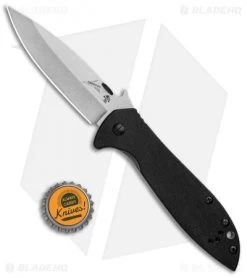 Kershaw Emerson CQC-4KXL D2 Frame Lock Knife (3.9" Stonewash) 6055D2 -Kershaw Shop Kershaw Emerson CQC 4KXL D2 FL SW 6055D2 BHQ 101841 jr bottlecap