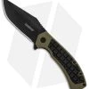 Kershaw Faultline Liner Lock Knife Green/Black GFN (3" Black) 8760