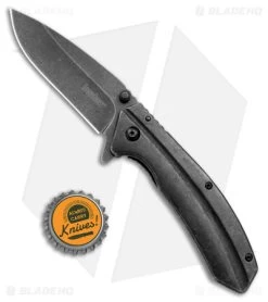 Kershaw Filter Frame Lock Knife Black (3.25" BlackWash) -Kershaw Shop Kershaw Filter FL SS BlackWash BHQ 27380 jr bottlecap