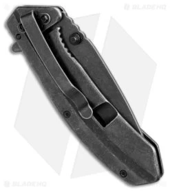 Kershaw Filter Frame Lock Knife Black (3.25" BlackWash) -Kershaw Shop Kershaw Filter FL SS BlackWash BHQ 27380 jr side