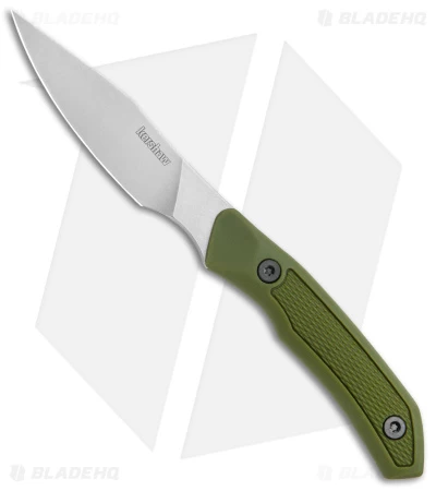Kershaw Deschutes Caper Fixed Blade Knife Green (3.3" Stonewash) 1882 1 Kershaw Deschutes Caper Fixed Blade Knife Green (3.3" Stonewash) 1882