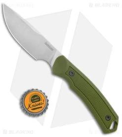 Kershaw Deschutes Skinner Fixed Blade Knife Green (3.9" Stonewash) 1883 -Kershaw Shop Kershaw Fixed Blade Green SW 1883 jr bottlecap