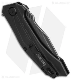 Kershaw Flatbed Spring Assisted Knife Black GFN (3.1" Black SW) 1376 -Kershaw Shop Kershaw Flatbed Spring Assisted Knife Black GFN 3in Black SW BHQ 139778 td side