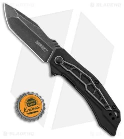 Kershaw Flatbed Spring Assisted Knife Black GFN (3.1" Black SW) 1376 -Kershaw Shop Kershaw Flatbed Spring Assisted Knife Black GFN 3in Black SW BHQ 139778 td size