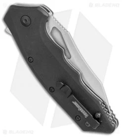 Kershaw Flitch Assisted Opening Knife Black GFN (3.25" Stonewash) 3930 -Kershaw Shop Kershaw Flitch black GFN sw 3930 BHQ 52175 er side