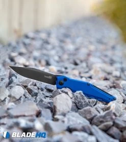 Kershaw Galyean Launch 7 Automatic Knife Blue (3.75" Black) 7900BLUBLK -Kershaw Shop Kershaw Galyean Launch 7 Auto Blue Black 7900BLUBLK BHQ 99039 jr lifestyle full size