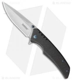Kershaw Halogen Assisted Opening Knife CF/G-10 (3.25" Stonewash) 1336