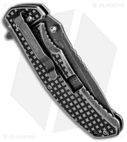 Kershaw Headgrille Assisted Opening Frame Lock Knife (3.25" Blackwash) 1325 -Kershaw Shop Kershaw Headgrille Assisted Blackwash KS1325X BHQ 70082 jr side